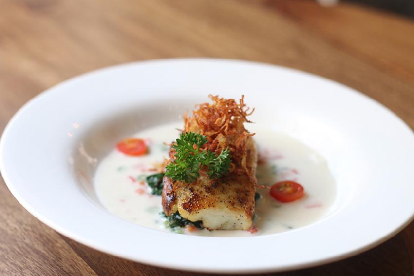 Image: The Country House_Grilled Fish in cream sauce