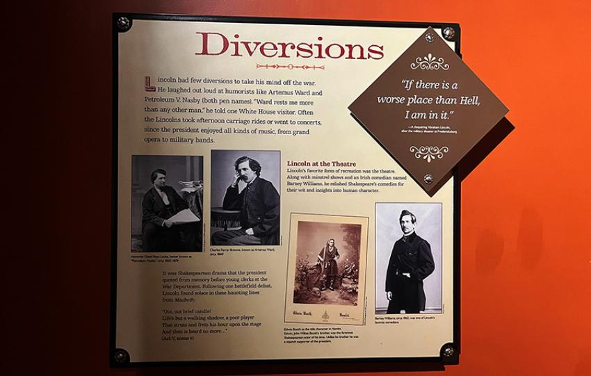 An exhibit in the theatre museum. Photo credit: NITN/Sujoy Dhar