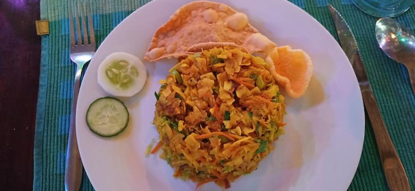 Kottu Roti is a favourite Sri Lankan street food