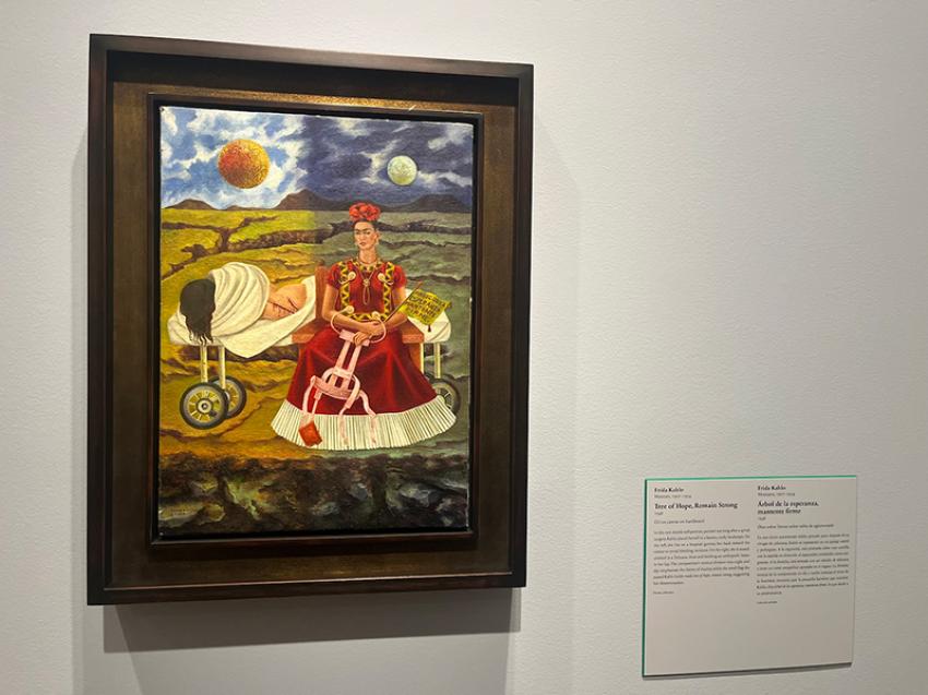 Tree of Hope, Remain Strong portrait by Kahlo in 1946