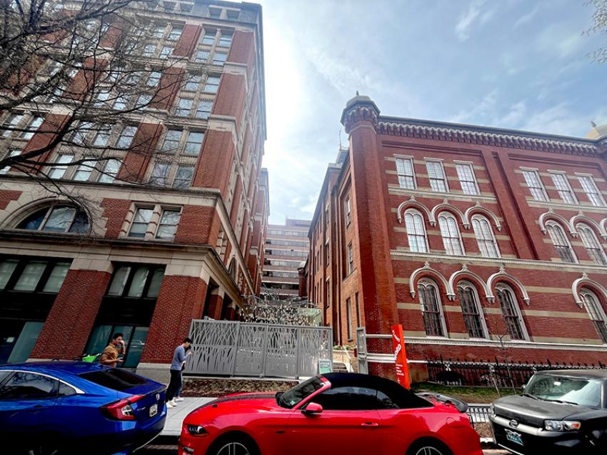 Planet Word is housed in historic Franklin School building in downtown Washington DC.