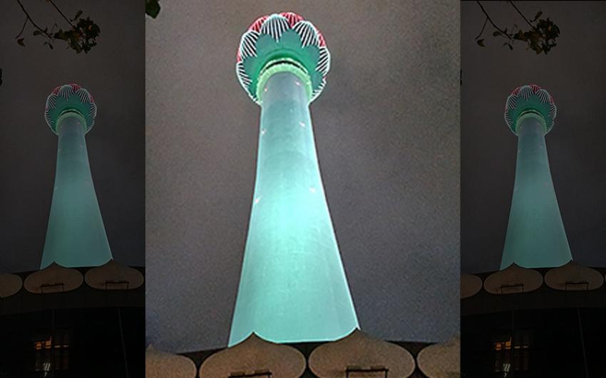 Colombo Lotus Tower at night