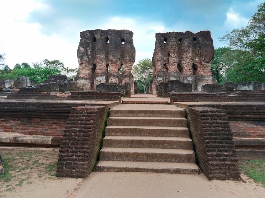 Ruins of the palace built by King Parakramabahu, Polonnaruwa