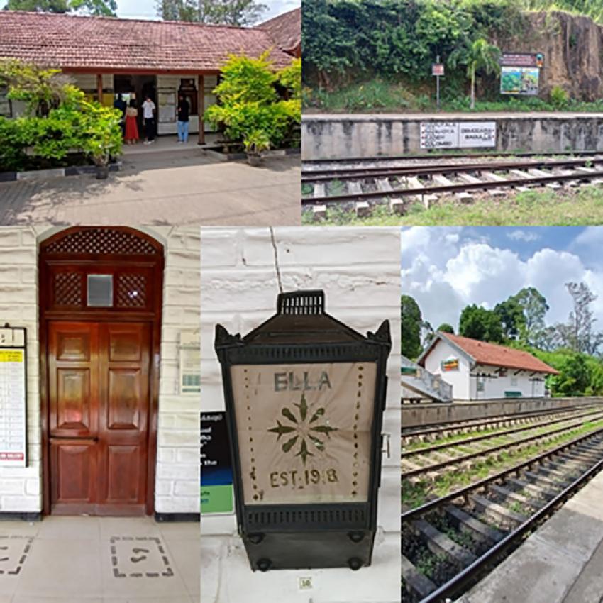  The heritage railway station of Ella. Photo: Uttara Gangopadhyay