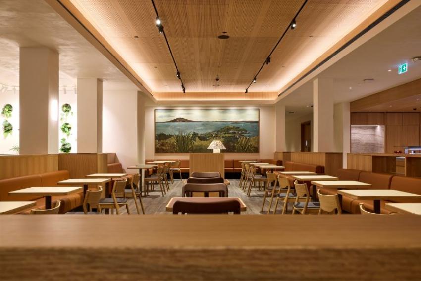The à la carte dining area will serve signature seasonal dishes. Photo: Qantas