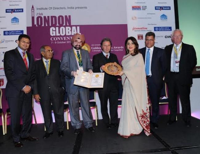 India's prestigious Golden Peacock Global Award presented to UAE's British Orchard Nursery
