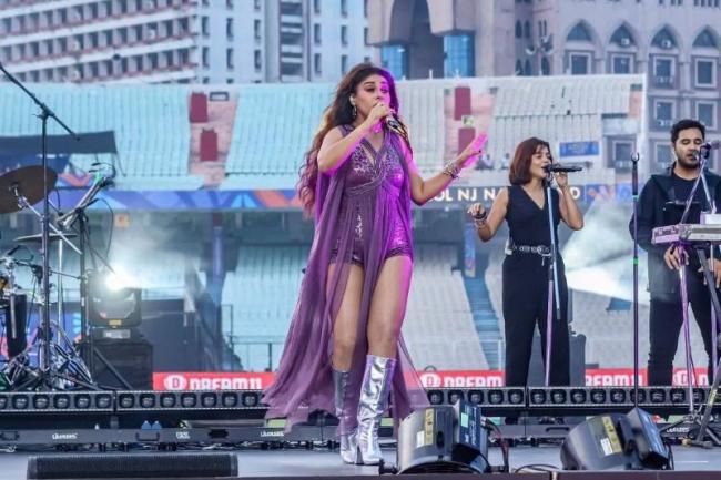 Sunidhi Chauhan at the opening ceremony. Photo: PR Team