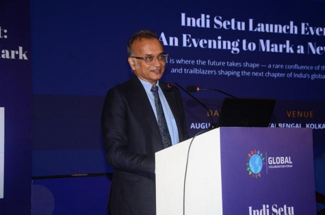Jaideep Roy explained how this summit could be the stage for discussion on the consequences of AI. Photo: Avishek Mitra/IBNS