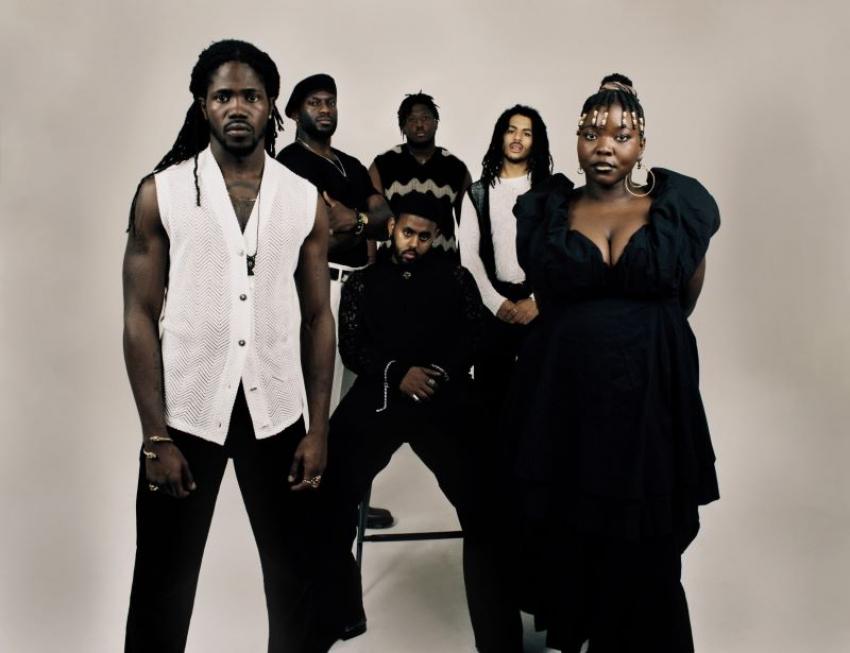 The London Afrobeat band Kokoroko. Photo: Kokoroko FB