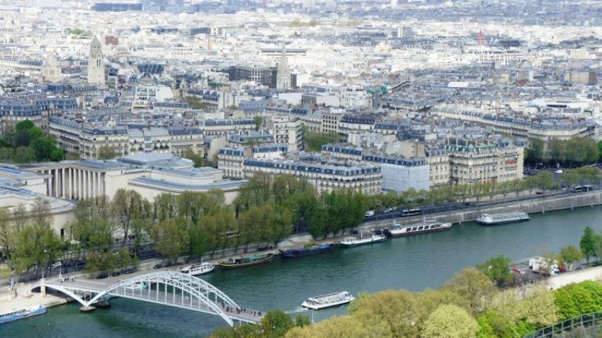 View from Eiffel Tower. Photo: Sujoy Dhar