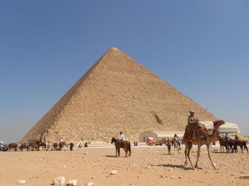 Giza Pyramid in Cairo. Photo: Suchetana Mukherjee.