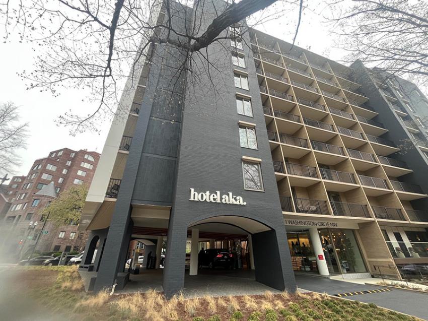 Foggy Bottom Metro station is close to the hotel. Photo: Sujoy Dhar