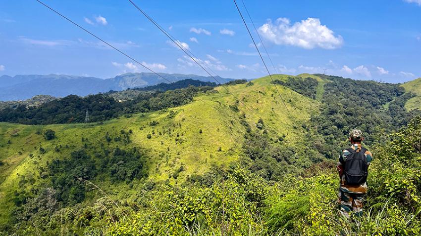 On a trek inside the Periyar Tiger Reserve